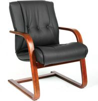 Офисное кресло Chairman    653V черная кожа